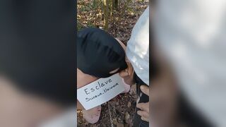 Maitre Antoine dominates her slave with rough doggy-style and makes him pee on her face - 2 image