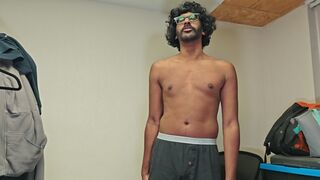 NaNdgasm moans in pleasure as she gets drenched in a hot load after intense solo sex and dirty talk - 1 image