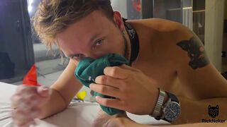 Watch Bruno and Rick's wild fetish play with a collar-wearing Puppy Play slave - 7 image