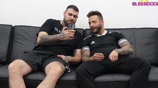 John Brachalli & Magic Javi's steamy Bear Hunt turns straight dude into a cum-hungry bisexual in a wild homemade fuckfest - 3 image
