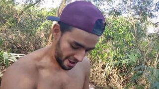 Watch my hot Latina friend, SocyalSem Camisa, take on a lost hunk's ass raw and get a hot creampie - 12 image