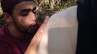 Watch my hot Latina friend, SocyalSem Camisa, take on a lost hunk's ass raw and get a hot creampie - 5 image