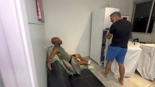 Hot amateur video of Manuel Keny dominating with his massive black cock - 1 image