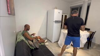 Hot amateur video of Manuel Keny dominating with his massive black cock