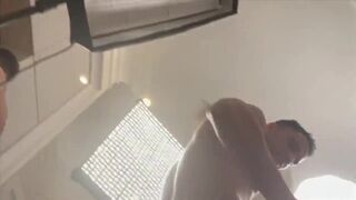Watch Oliver Trunk, Tommy Gold, Falcon Al, and friends take turns pounding a hot milf in the ass like wild studs - 12 image