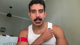 Daniel Sanches tries on favorite panties & flaunts his collection live on stream! - 13 image
