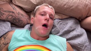 Falcon, Sandro & Max get wild in a wild, homemade gangbang with ass-licking, blowjobs & chubby babes - 15 image