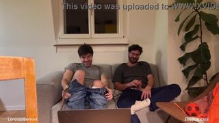 Elio & Lorenzo's first time with a straight guy's help: rough sex, dildos, and a fat dick! - 7 image