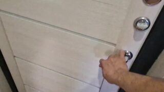 Archik gets her tight pussy devoured by a huge cock on the doorstep - 5 image