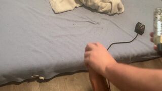 Watch me take a brutal pounding with a dildo machine and raw rails on my massive ass! - 2 image