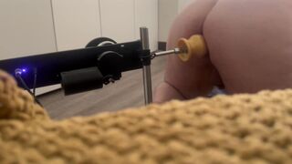 Amateur hunk GeneralSissy goes wild with his fat ass and solo dildo in POV