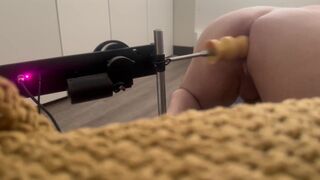 Amateur hunk GeneralSissy goes wild with his fat ass and solo dildo in POV