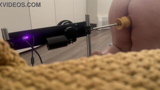Amateur hunk GeneralSissy goes wild with his fat ass and solo dildo in POV - 9 image