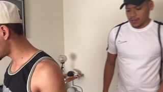 DarioGx10 & Simael spank & lick their brother-in-law's bisexual girlfriend while his girlfriend is out - 1 image