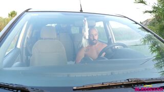 Magic Javi & his buddy caught spying on a straight guy's massive cock - caught! - 6 image