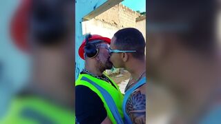 Public house filled with Dropboyfloripabrasil & Ivan_dot21's massive cocks - Amateur bareback action! - 1 image