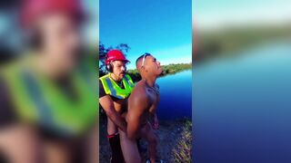 Public house filled with Dropboyfloripabrasil & Ivan_dot21's massive cocks - Amateur bareback action! - 13 image