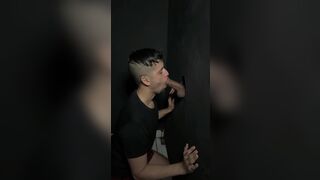 Nerd Lolzeiro dominates Kristoffer Toro's Brazilian pussy in every corner of the club - 1 image