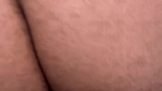 Curvy babe Passive99 plays with her ass on a massive dildo in solo play - 2 image