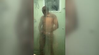 Capoeira's steamy shower ends with a massive cum load! - 7 image