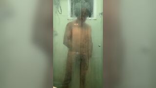Capoeira's steamy shower ends with a massive cum load! - 9 image