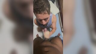 Watch Blackjesus & Marcoswillian7 humiliate straight dude from the street while filming him cum all over their faces - 4 image