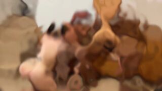 Bob, Bruno & Ari's wild homemade orgy in the living room - 14 image