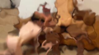 Bob, Bruno & Ari's wild homemade orgy in the living room - 15 image