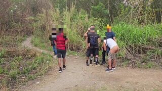 Watch Maxribeirox, Luccas Melo, EuPablo, and Giovannifeet take turns getting their asses drilled by straight - 11 image