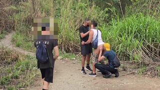 Watch Maxribeirox, Luccas Melo, EuPablo, and Giovannifeet take turns getting their asses drilled by straight - 14 image