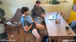 Watch Elio & Lorenzo's first rough anal with a muscular guy with a monster cock! - 5 image