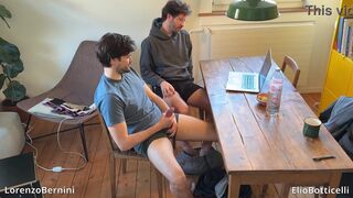 Watch Elio & Lorenzo's first rough anal with a muscular guy with a monster cock! - 6 image