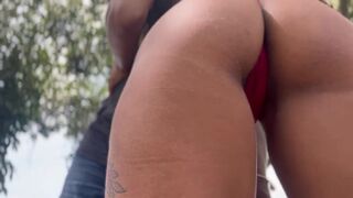 Edy Guerreiro & Sol Di Luna get wet and wild on a motorcycle & take a hot ride on the soccer field - 4 image