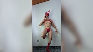 Paulao Power's perfect ass is a consolation for his solo boys' massages - Solo Massage with Ass and Thong - 3 image