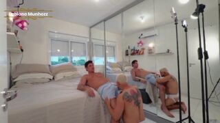 Cristiano Grande joins in on stepson's public park anal fetish with hot babes - 3 image
