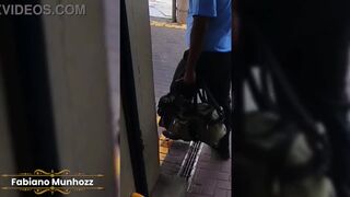 Watch The Hunter & Fabianomunhozz follow the bus driver & suck him dry in the park - 10 image