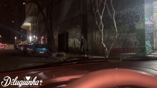Watch Dluquinha watch as Luan Vetin gets her tight ass pounded by a stranger in a public place by Luan Vetin