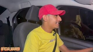 Naughty Dluquinha, Luan Vetin & Johny Will get freaky in Uber cab in São Paulo - POV voyeur action - 1 image