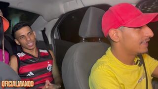 Naughty Dluquinha, Luan Vetin & Johny Will get freaky in Uber cab in São Paulo - POV voyeur action - 3 image