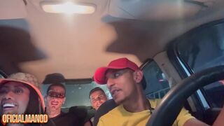 Naughty Dluquinha, Luan Vetin & Johny Will get freaky in Uber cab in São Paulo - POV voyeur action - 6 image
