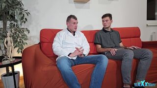 Dominick Balta's instructions for straight dude's cure to his stutter: long wet dick sucking with a moaning amateur - 4 image