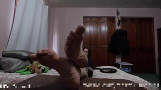 Watch Mr Dimples get kinky with his feet in this JOI video - 15 image
