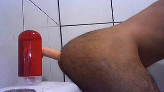 Watch Tih Djc's chubby body take a massive white dildo deep in her tight hole - 5 image