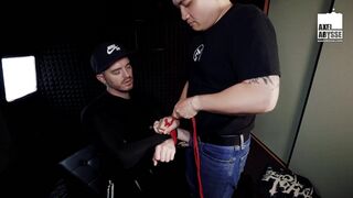 Master Sim dominates Axel Abysse with rough fisting and piss play in BDSM session - 10 image