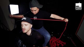 Master Sim dominates Axel Abysse with rough fisting and piss play in BDSM session - 3 image