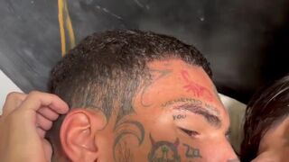 Dluquinha, the sexy tattooed hunk, gives a hot POV blowjob after class - 15 image