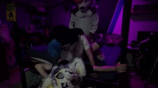 Voxhusky, Adaker & Semi get wild with their asses & mouths in homemade threesome - 10 image