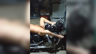 C Mike Hawk's solo motorcycle ride ends in a cum explosion! - 11 image