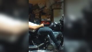 C Mike Hawk's solo motorcycle ride ends in a cum explosion! - 3 image