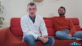 Watch Dominick Balta and his patient, Bohemian Boy, fix a marriage with a steamy gag session! - 2 image